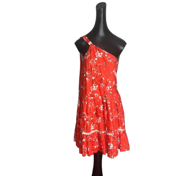 NWT Free People All Mine mini dress in red - Picture 10 of 16